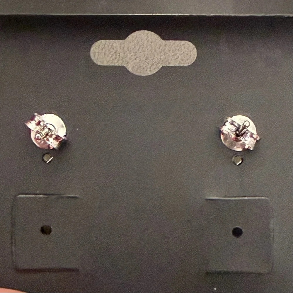 Ross-Simons SS Square Genuine Aquamarine and FWP Dangle Earrings NEW! - Picture 3 of 4